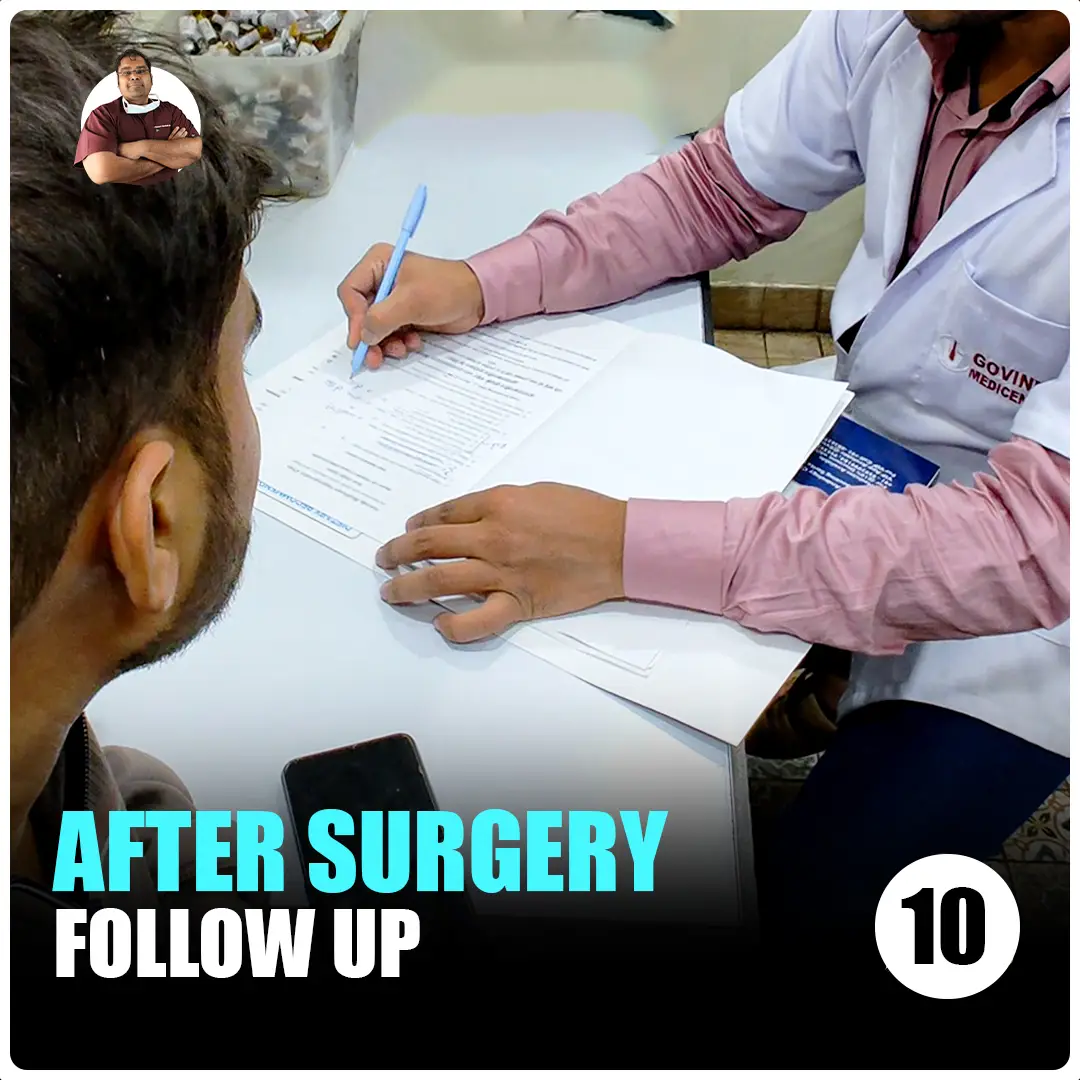 after surgery follow up image