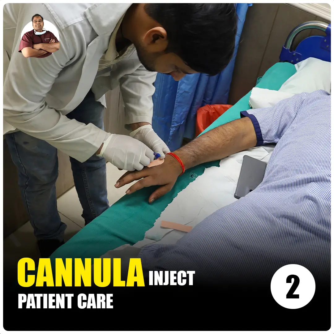 Cannula inject before ZSR
