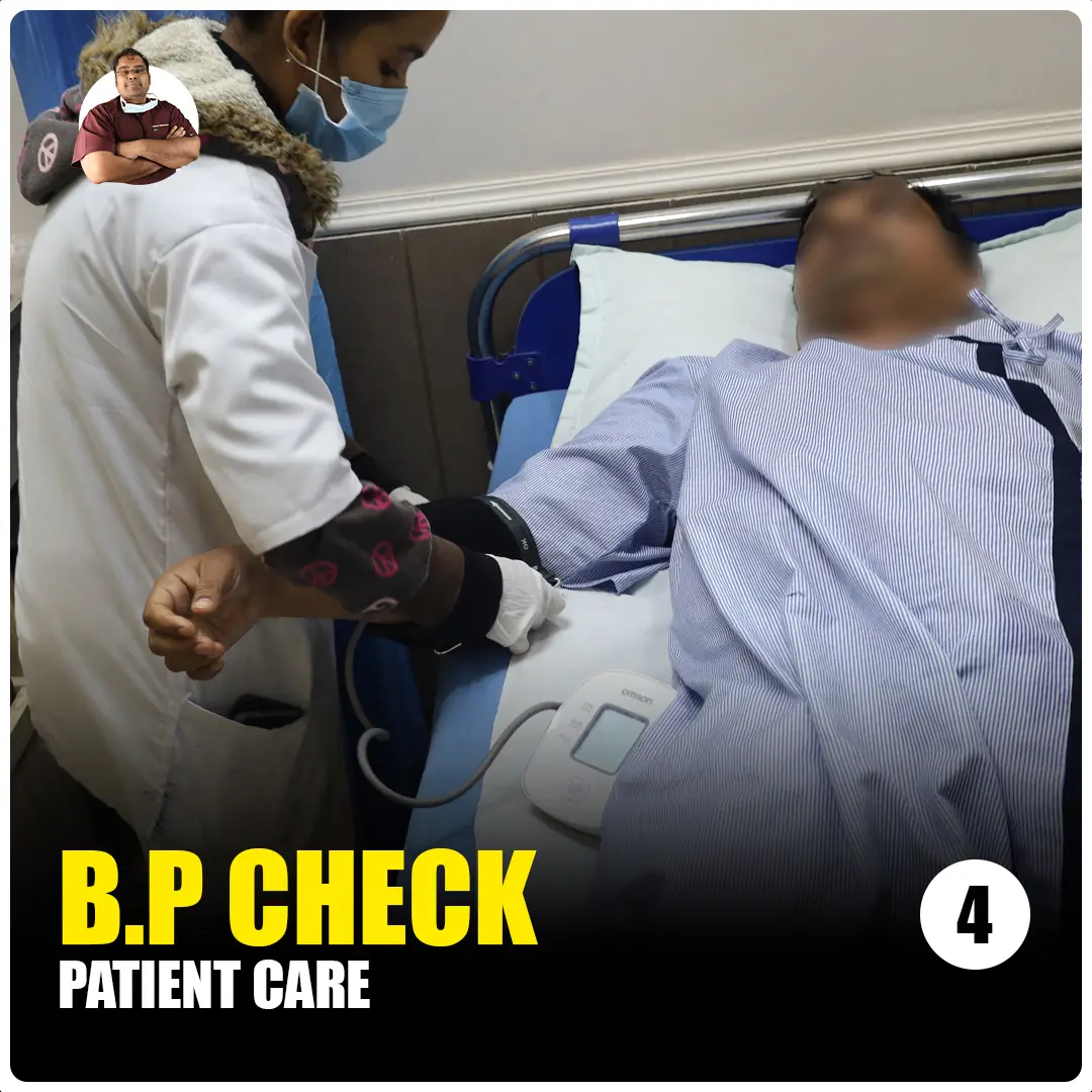 BP CHeck of patient