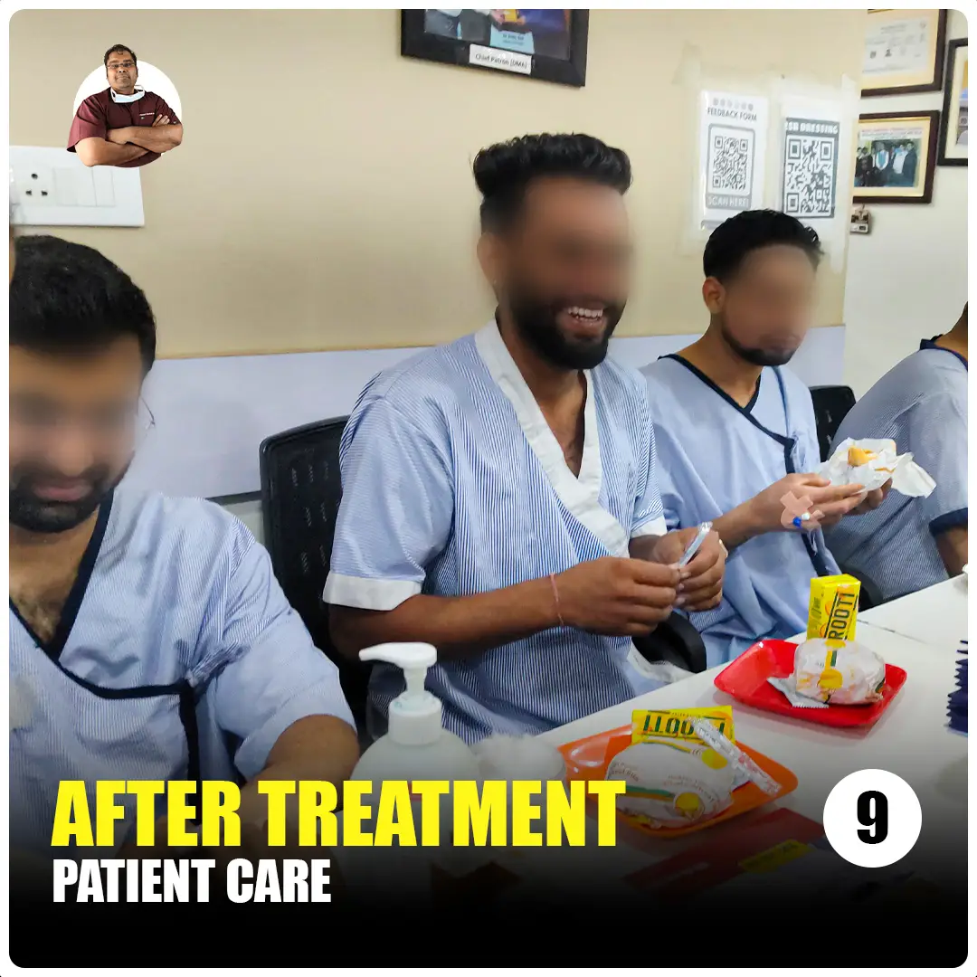 after treatment patient care