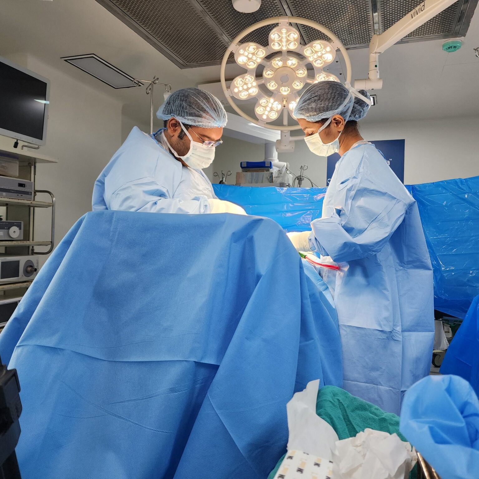 Dr. Vijayant Govinda Gupta in OT