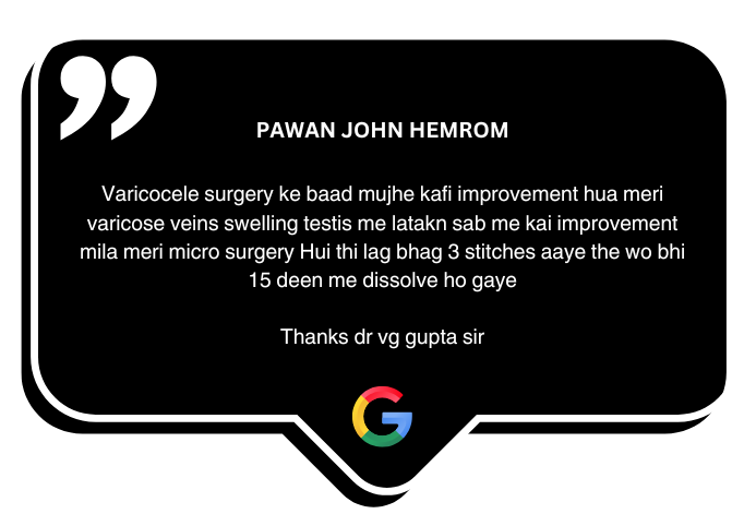 review for varicocele surgery in delhi